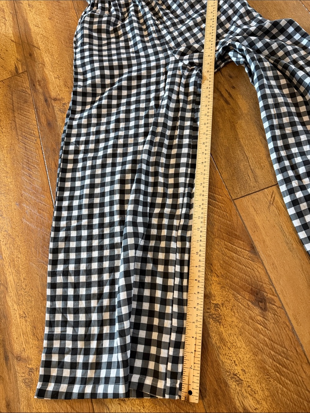 NWT ASOS Jumpsuit Wide Leg Gingham - Picture 11 of 14